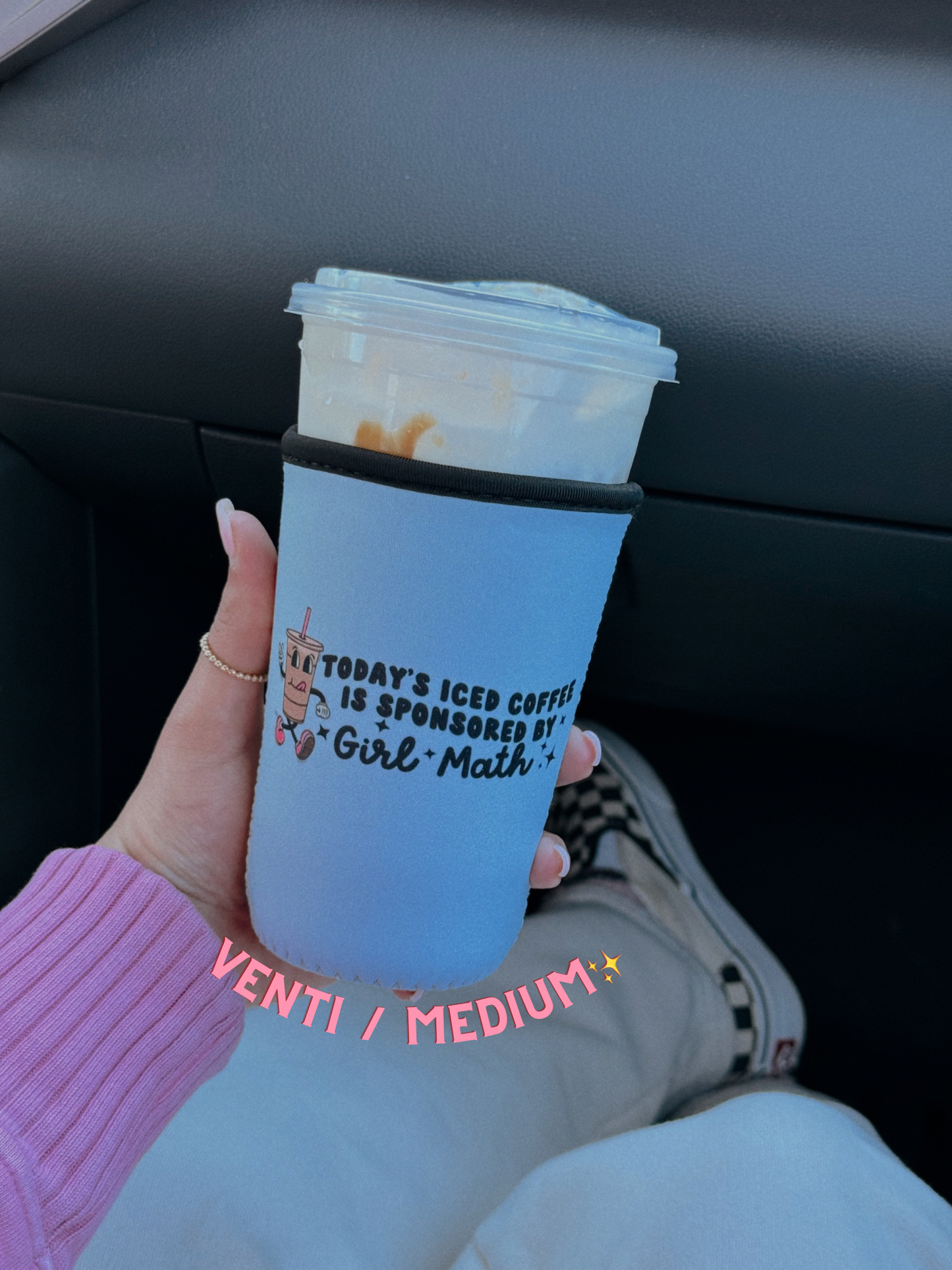 GIRL MATH ICED COFFEE COOZIE