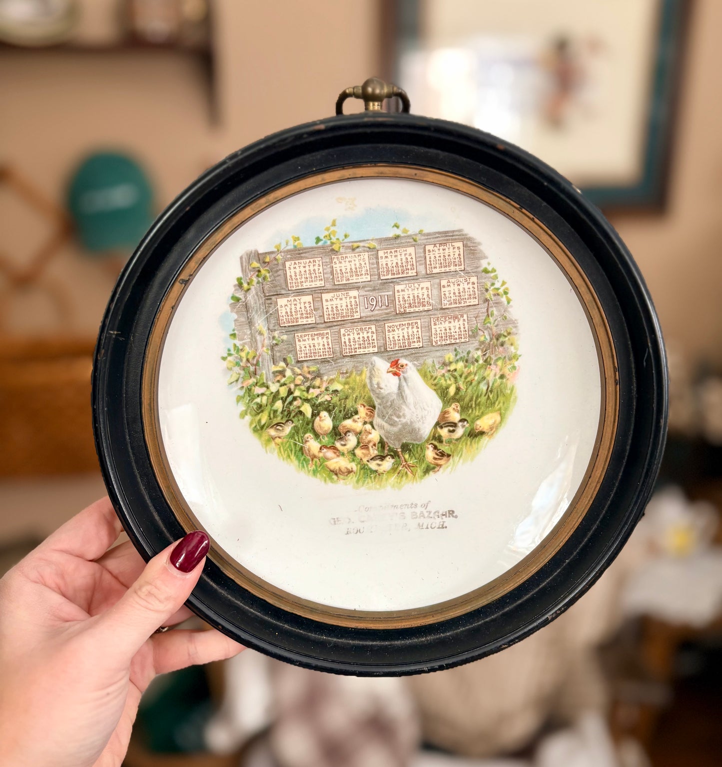 Framed Chicken Plate