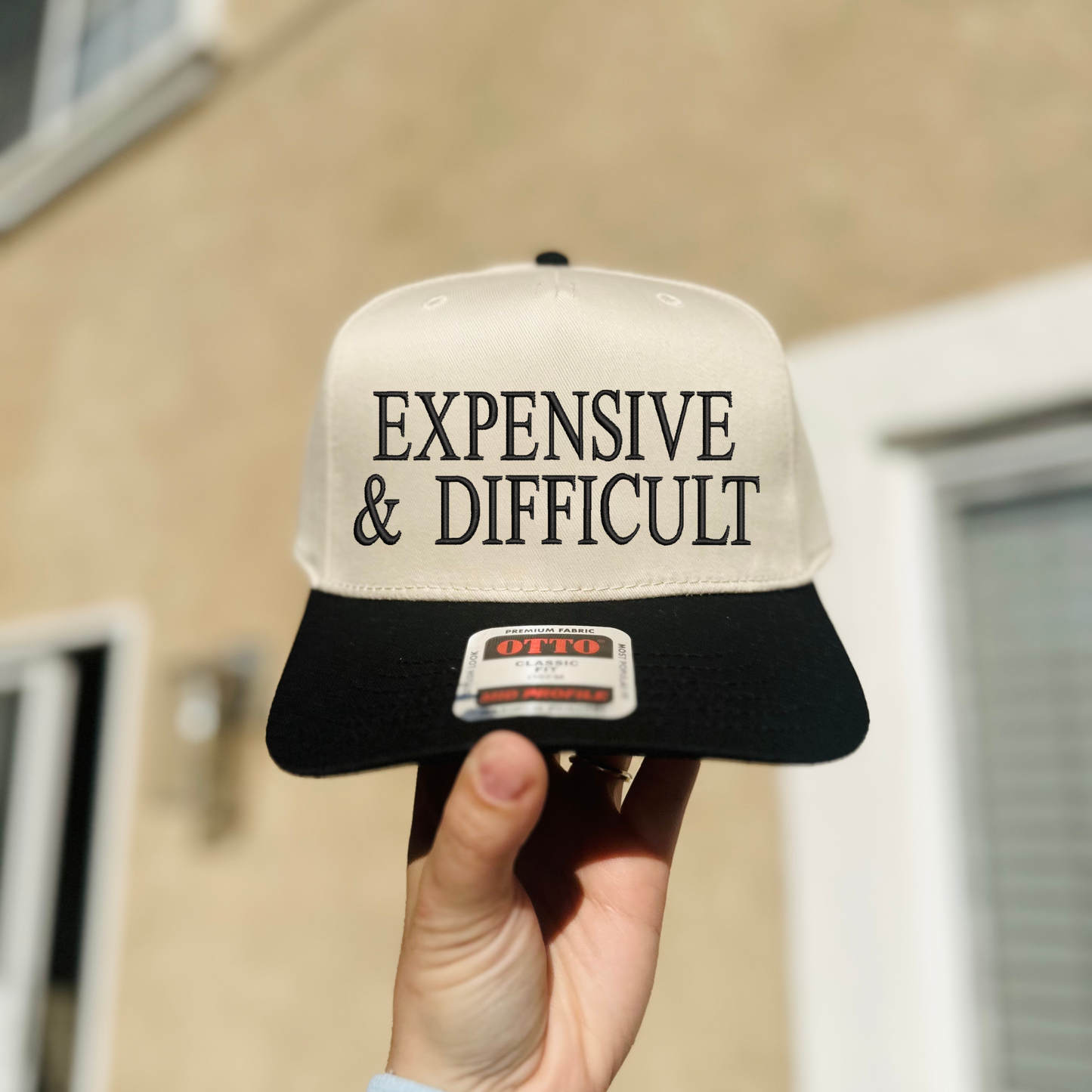 Preorder Expensive & Difficult Embroidered Hat