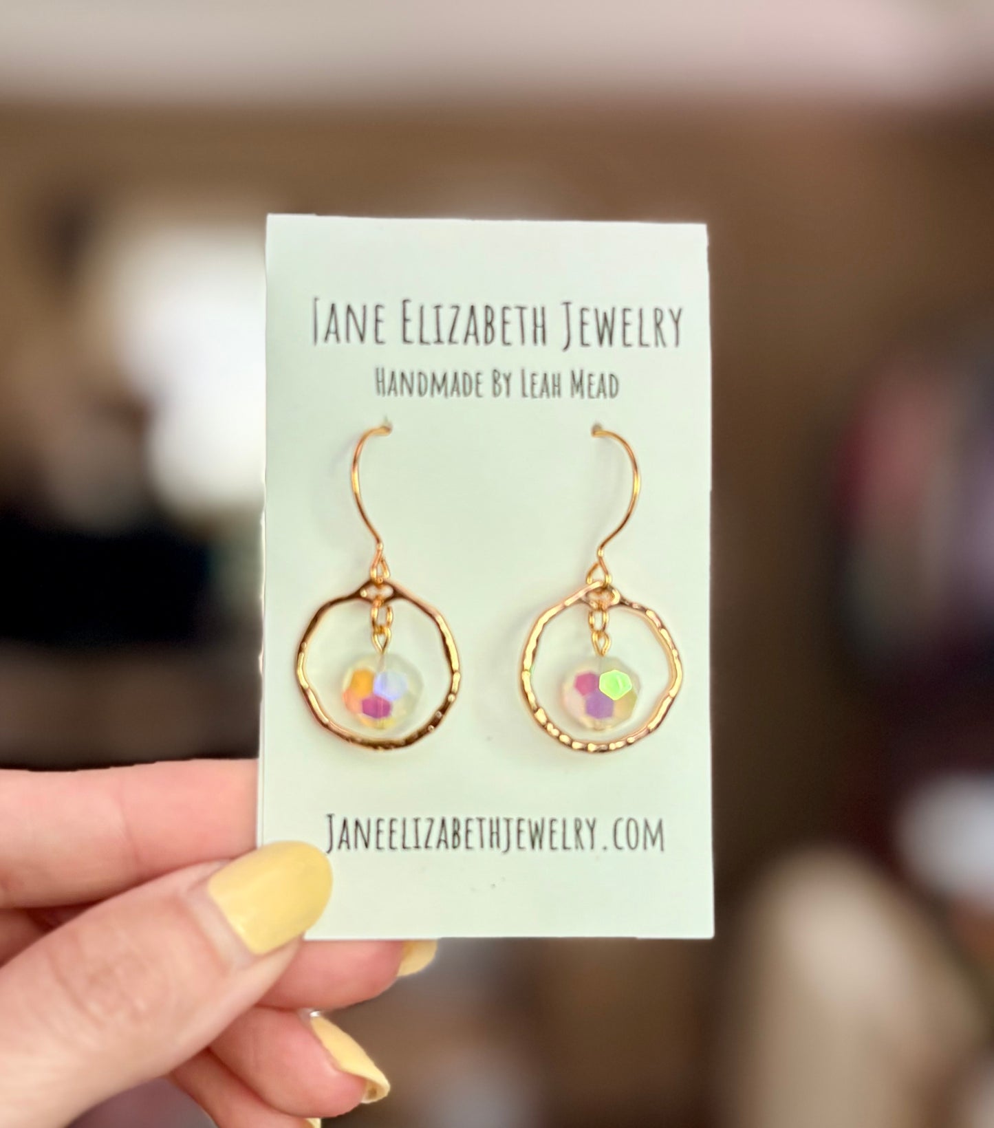 Handmade Jane Elizabeth Jewelry Earrings