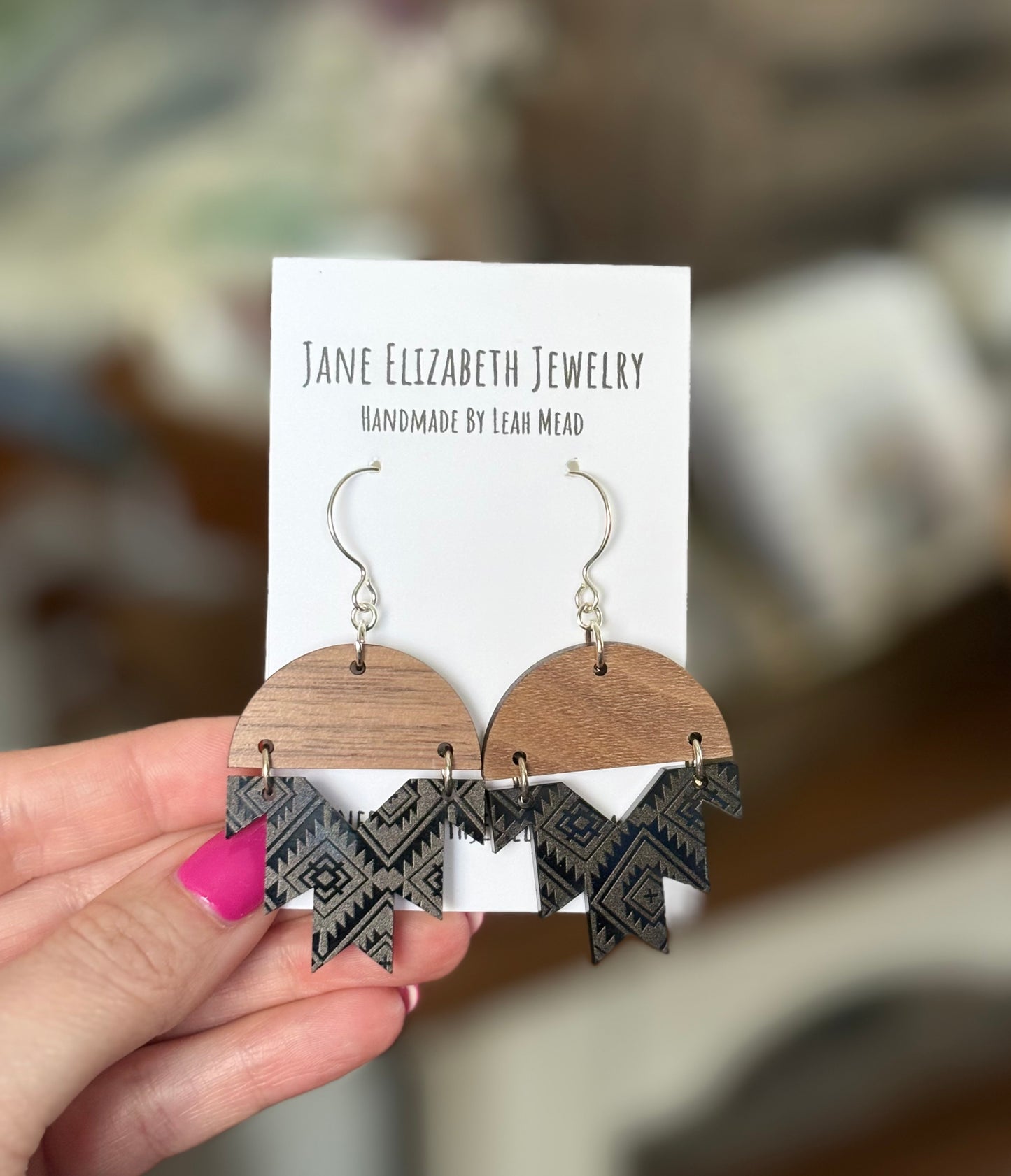 Handmade Jane Elizabeth Jewelry Earrings