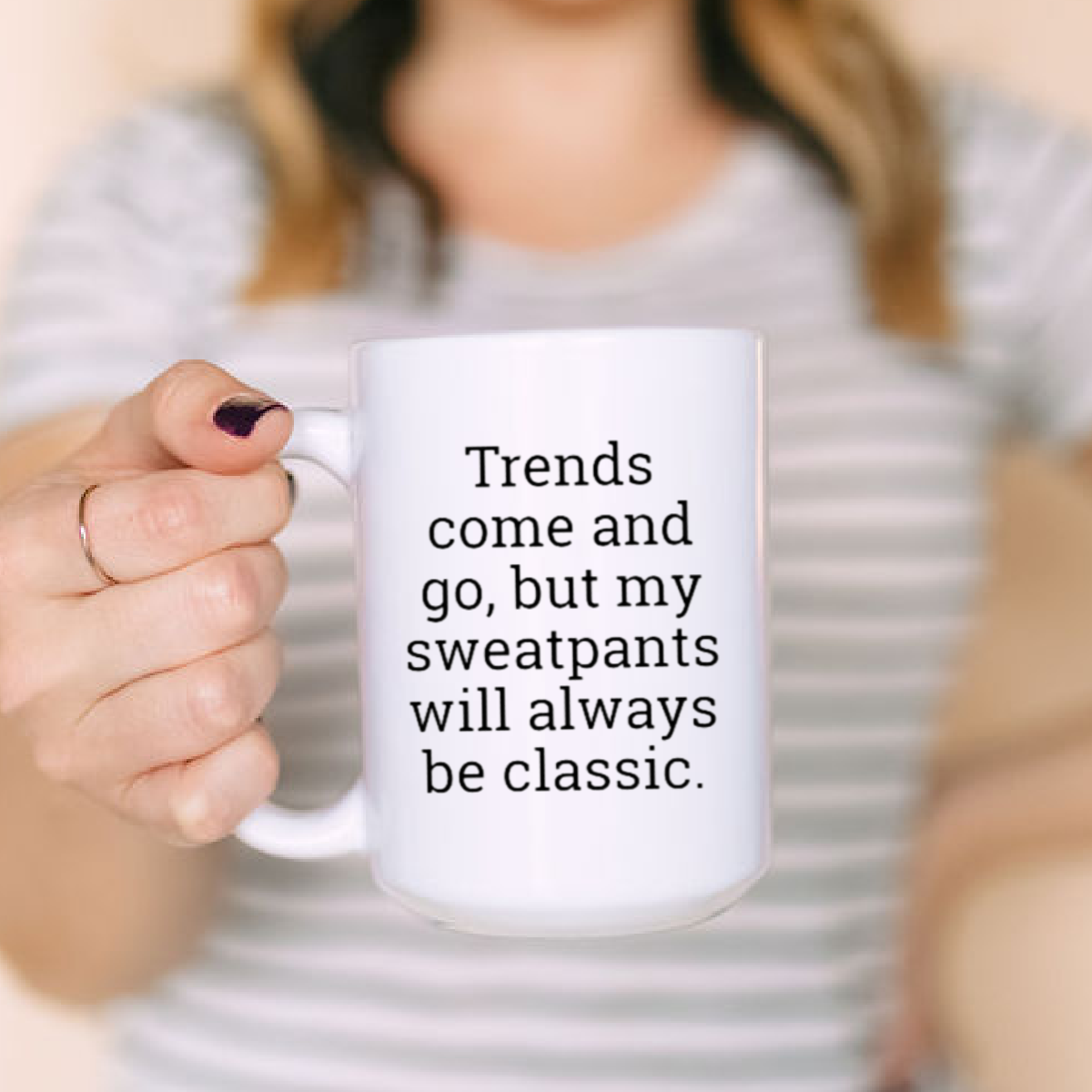 Funny coffee mug, sweatpants coffee mug, Sarcastic gift, mug