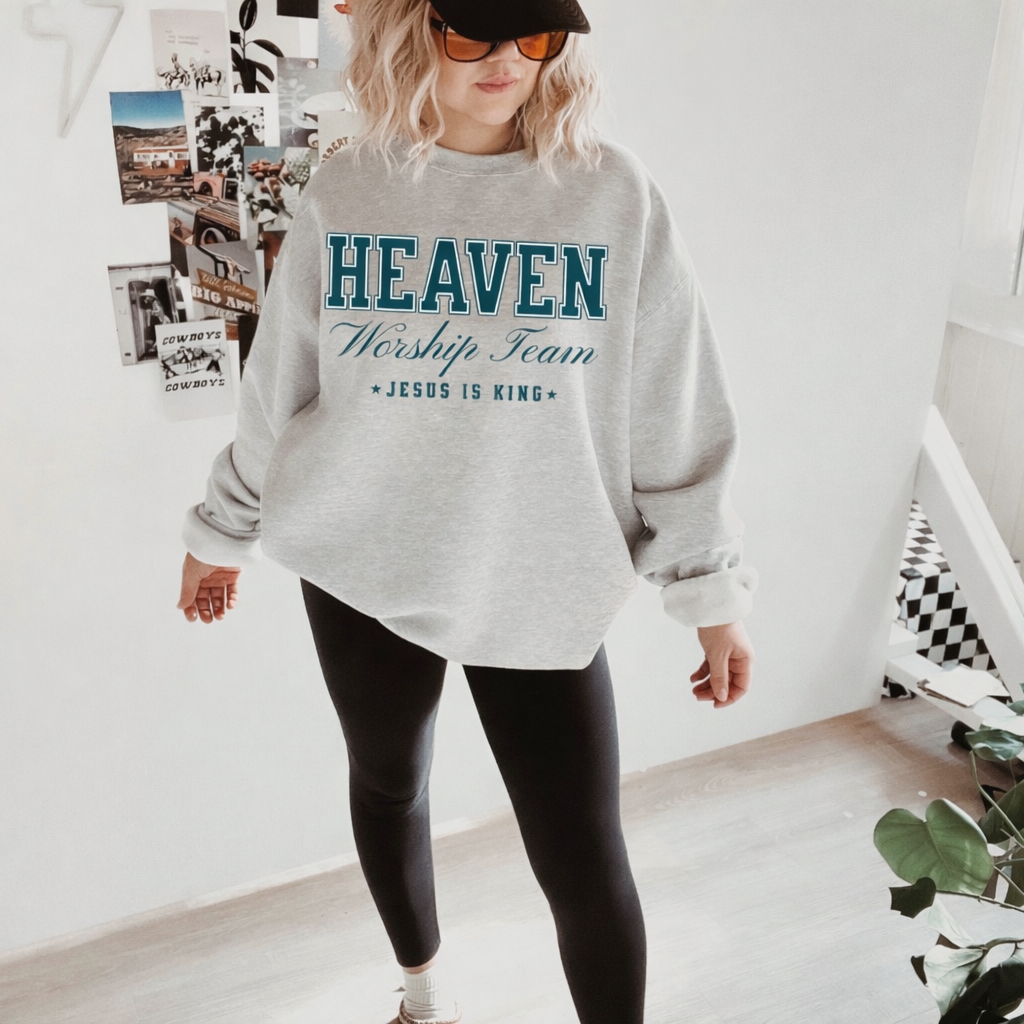 Heaven Worship Team Crewneck