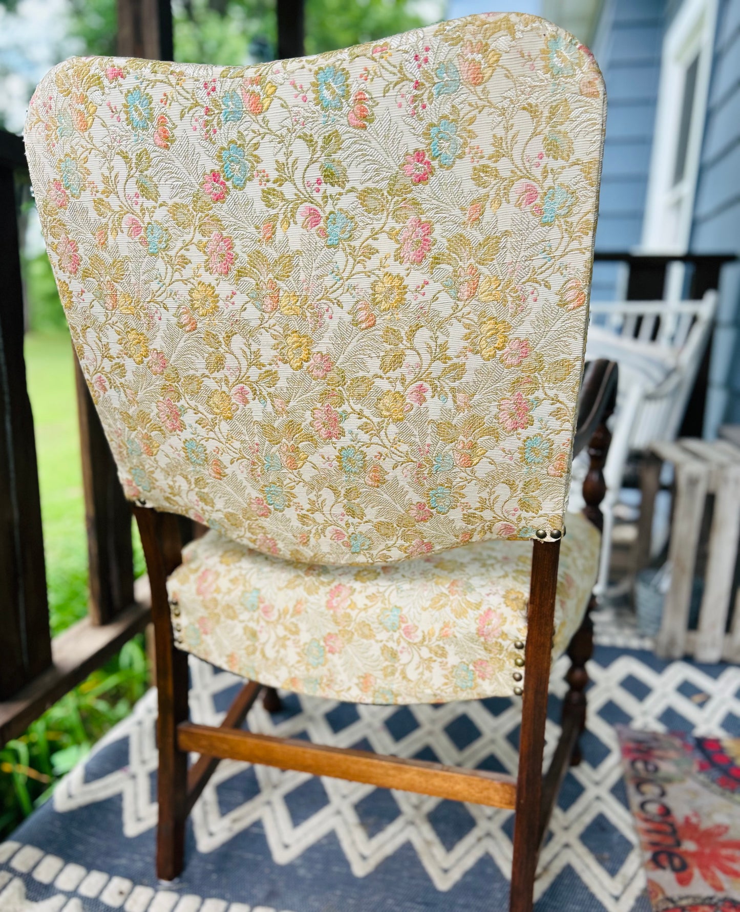 Vintage Floral Chair- PICK-UP ONLY