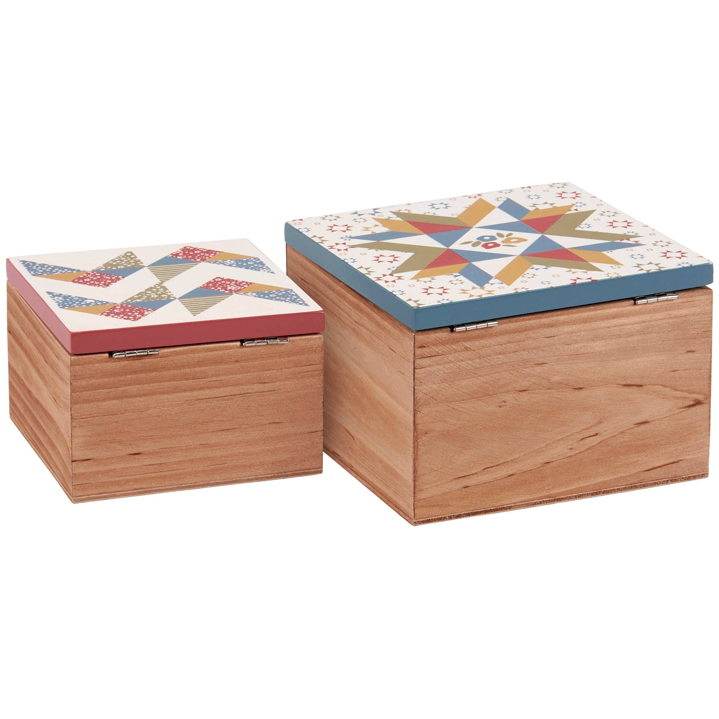 Star Quilt Hinged Box