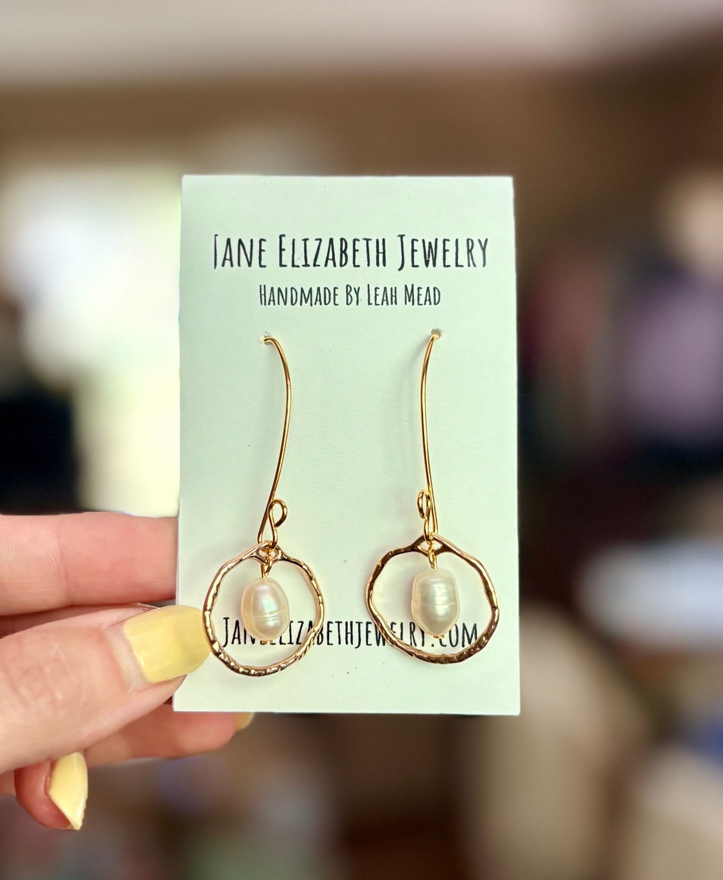 Handmade Jane Elizabeth Jewelry Earrings