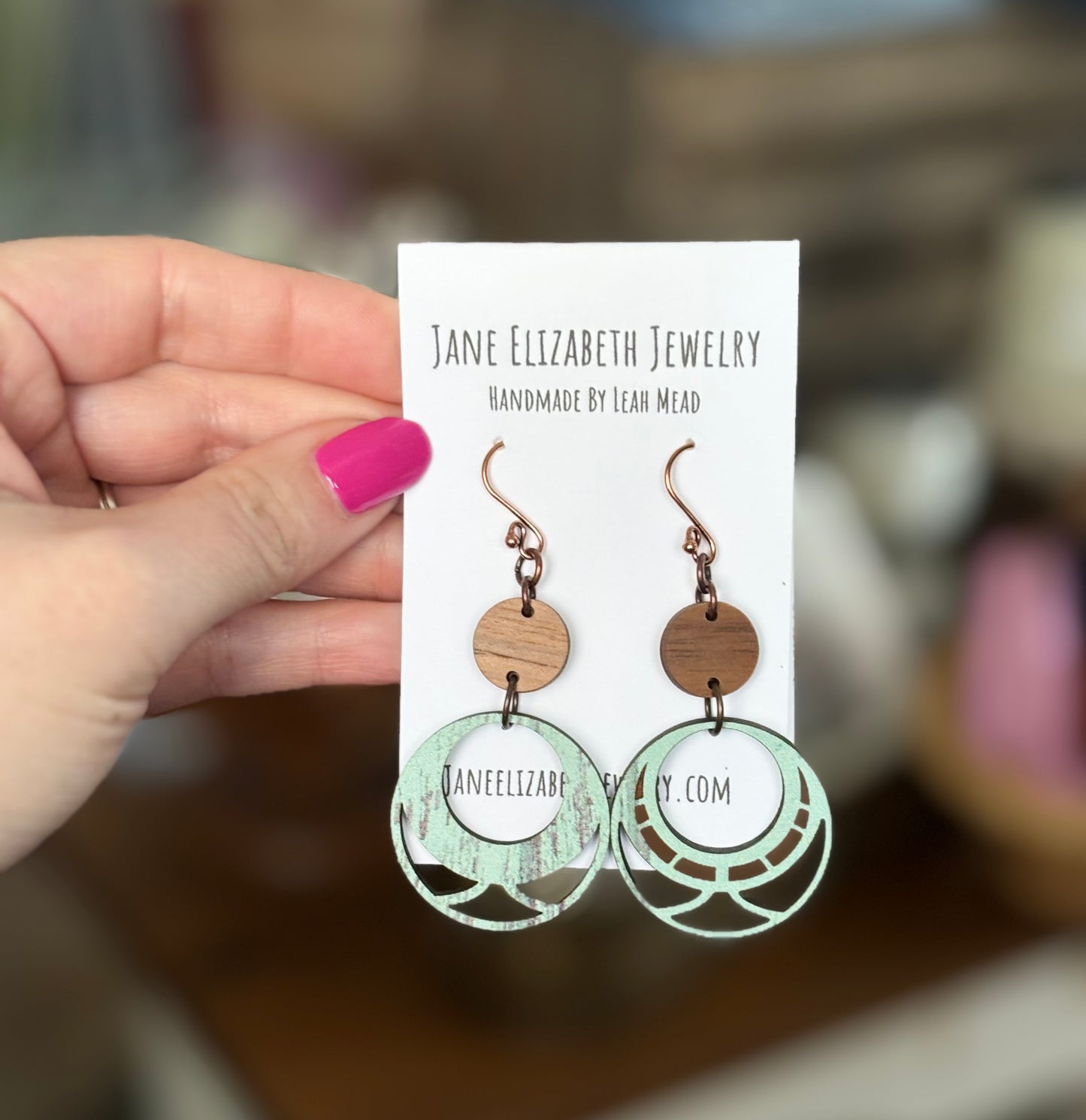 Handmade Jane Elizabeth Jewelry Earrings