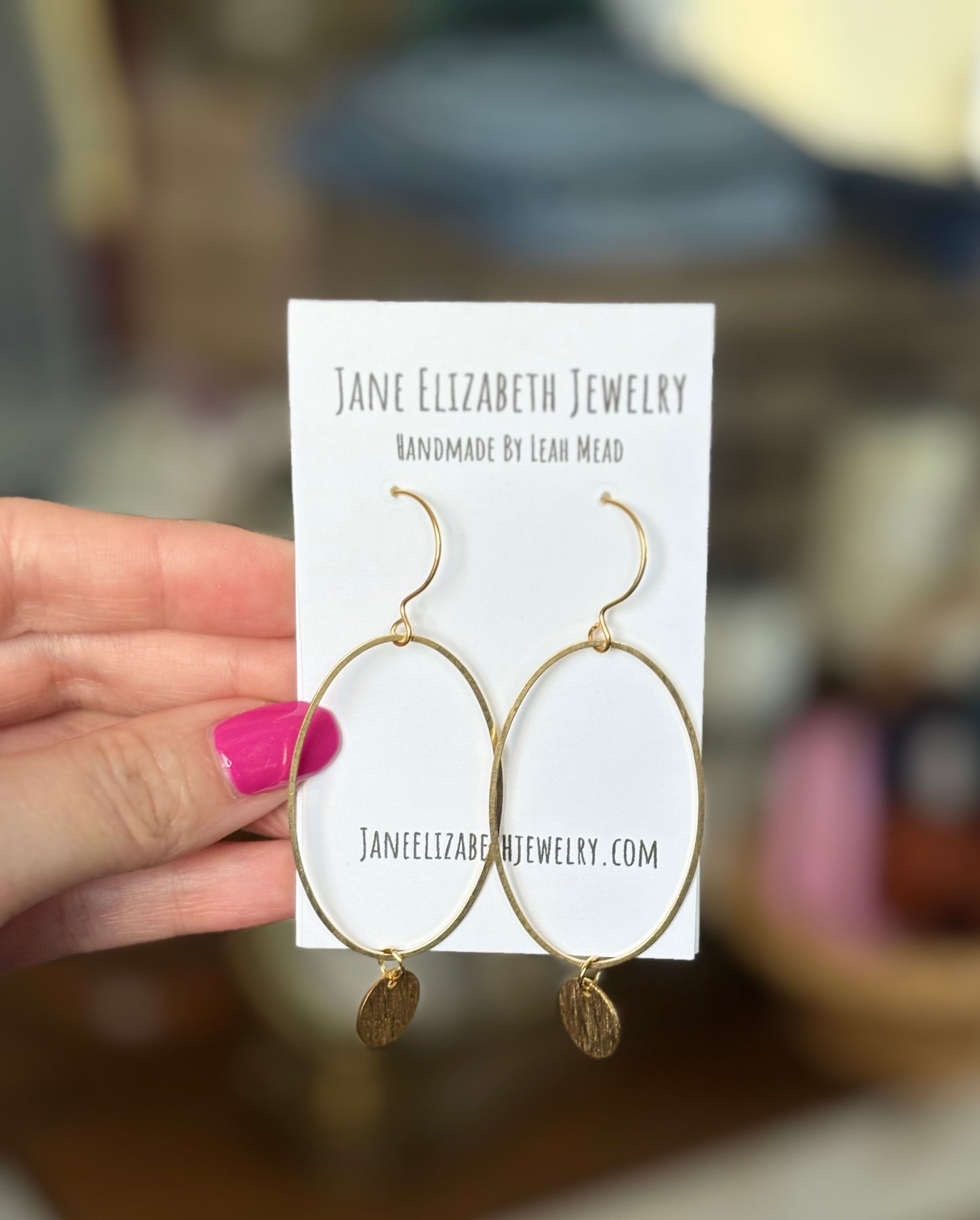 Handmade Jane Elizabeth Jewelry Earrings