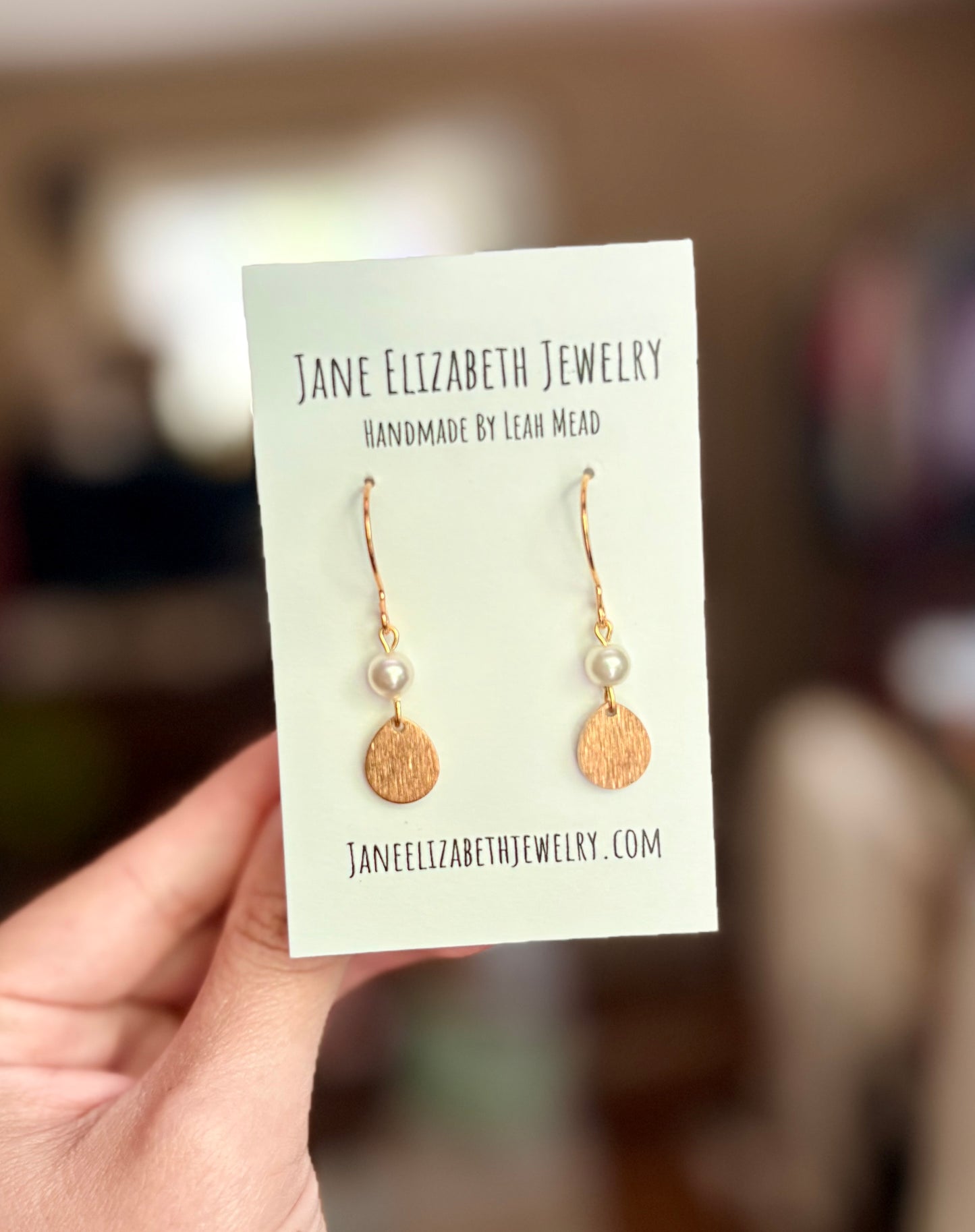 Handmade Jane Elizabeth Jewelry Earrings