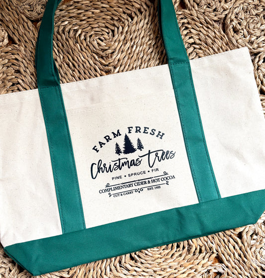 Christmas Tree Tote Bag
