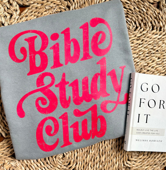 Bible Study Club Crewnecks