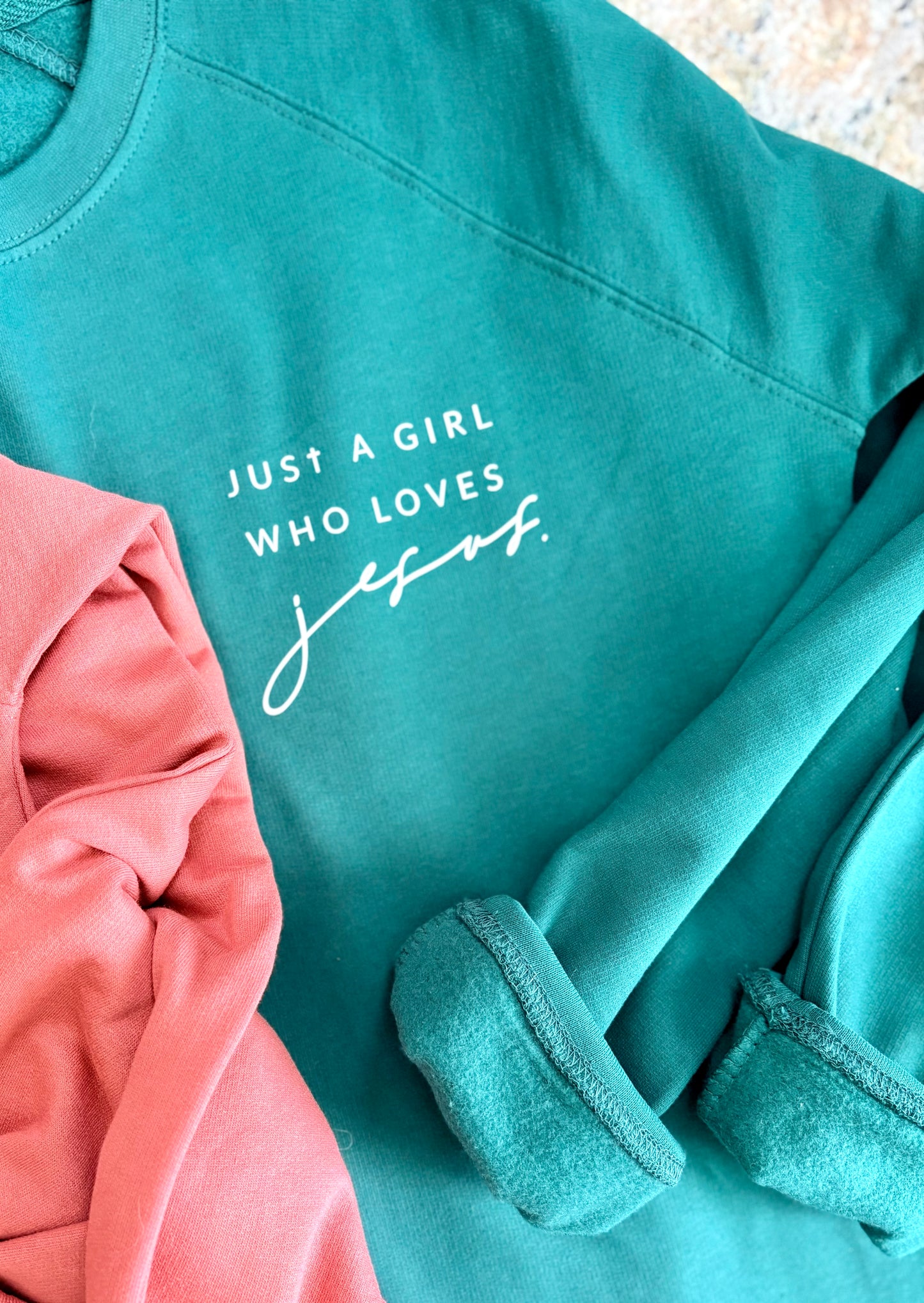 Just A Girl Who Loves Jesus Crewneck