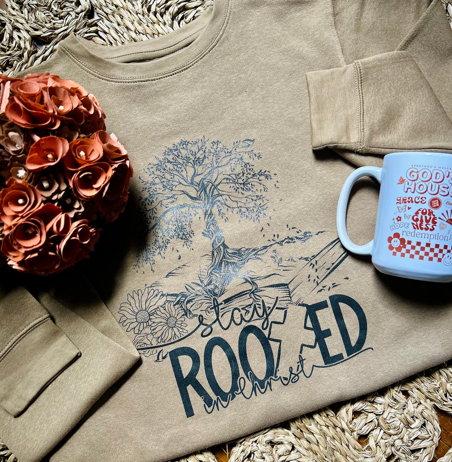 Stay Rooted In Christ Crewneck