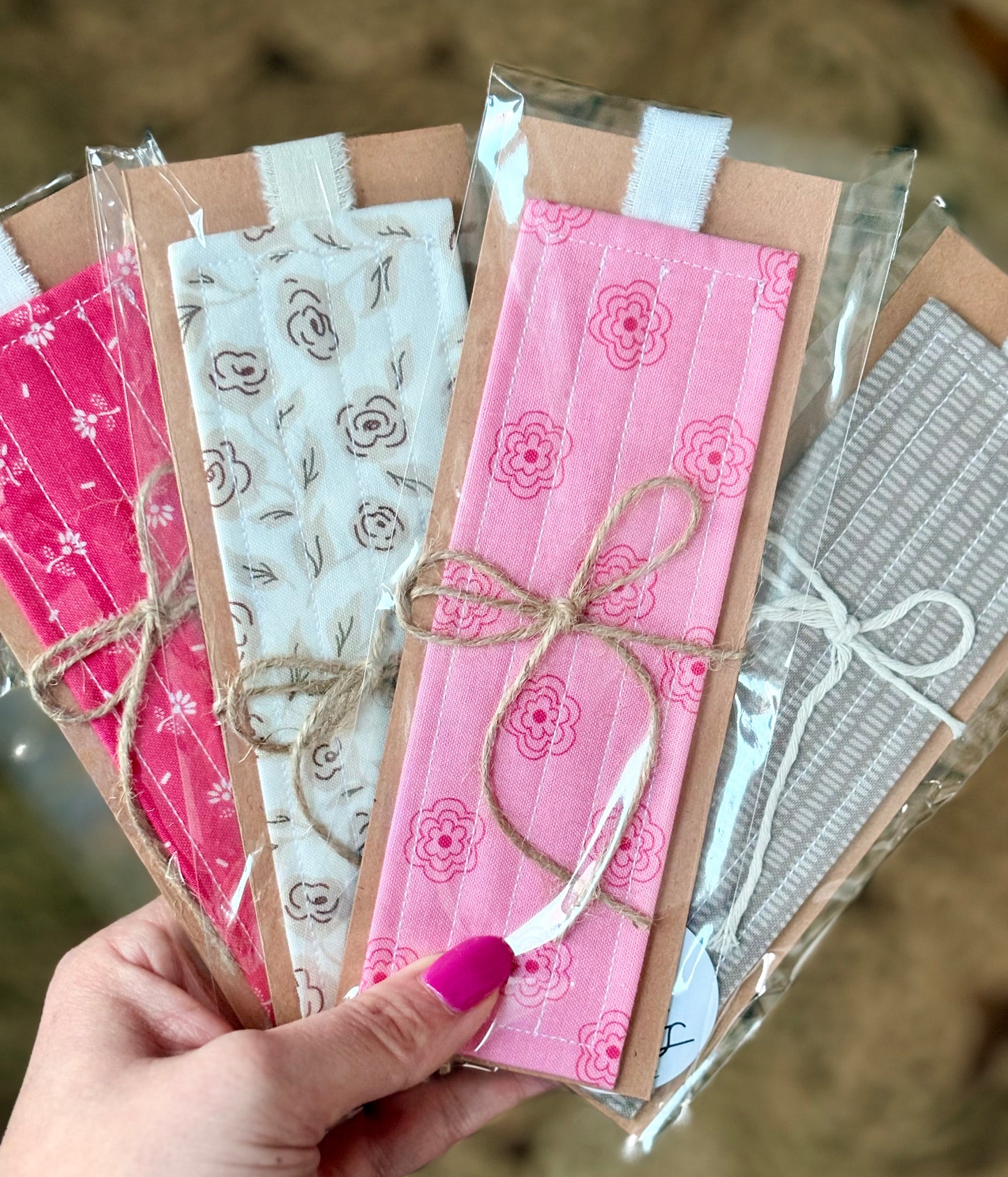 Handmade Cloth Bookmarks