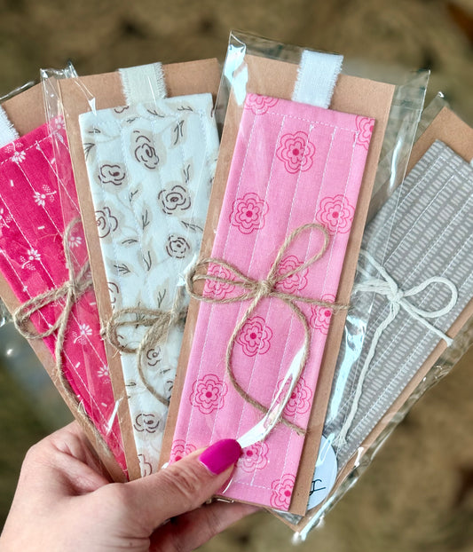 Handmade Cloth Bookmarks