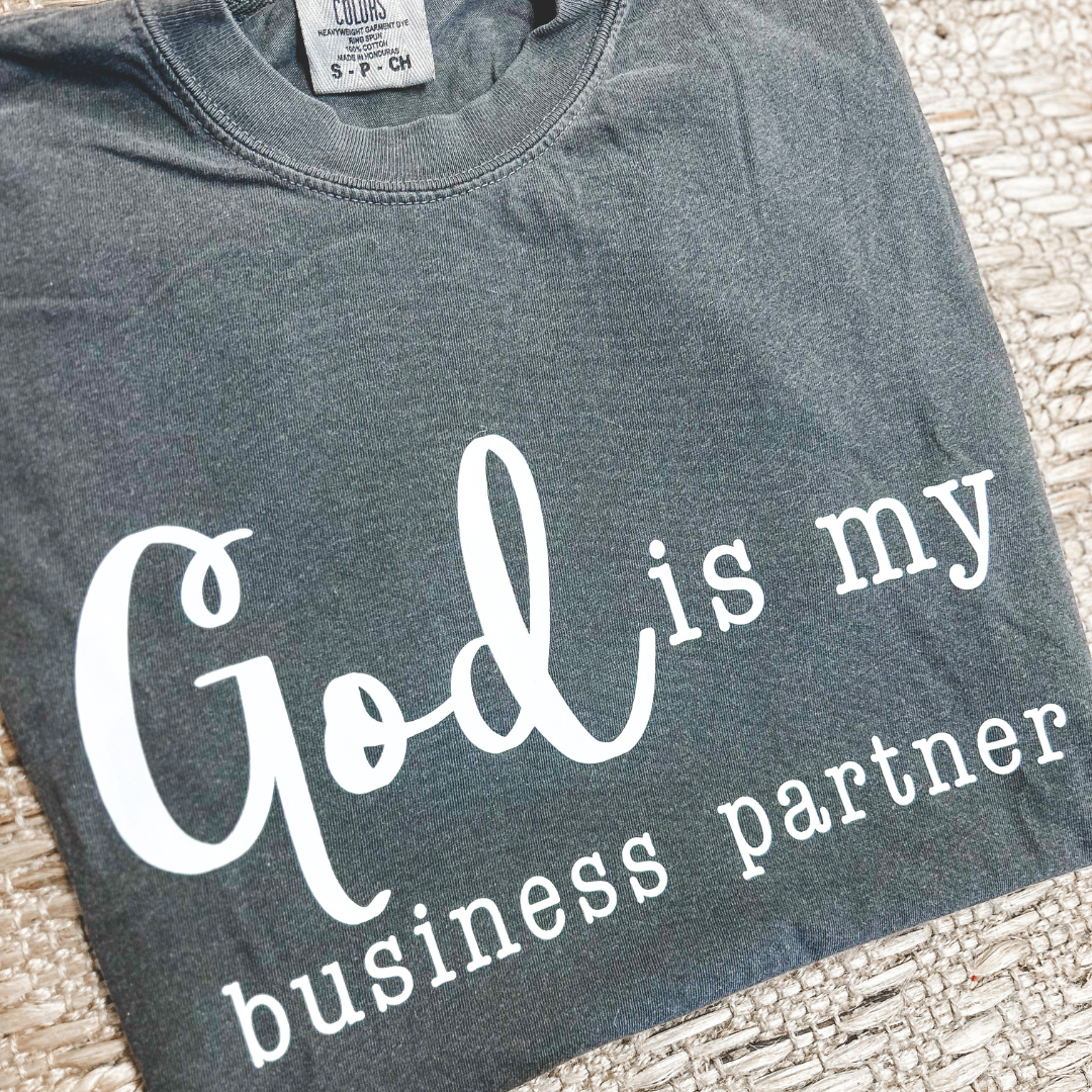 God is My Business Partner Tee