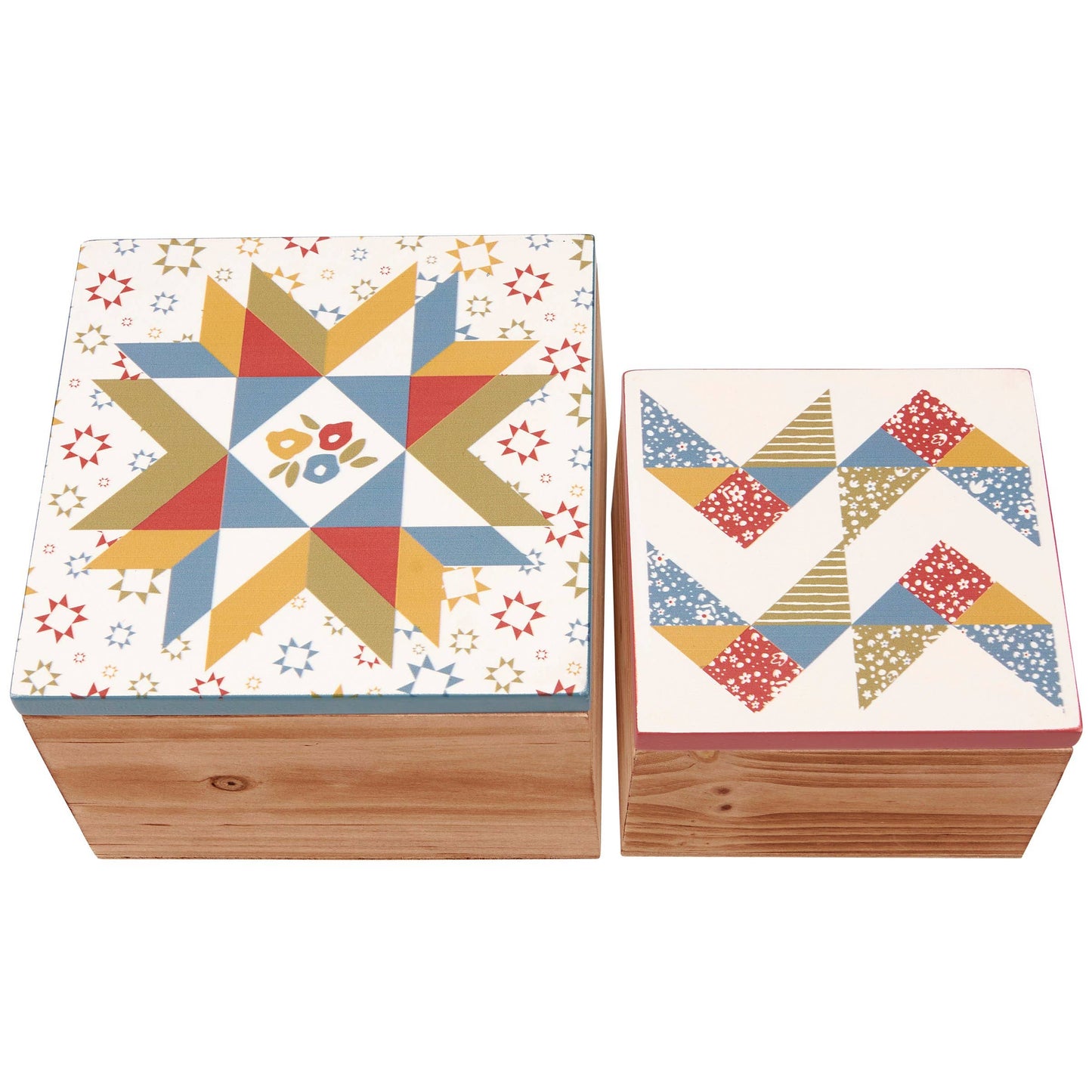 Star Quilt Hinged Box