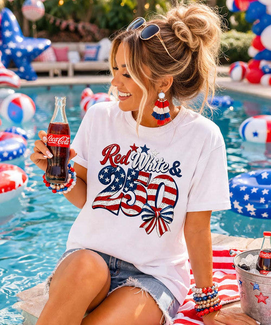 Sugar Springs Marine Red White And 250 Graphic Shirt