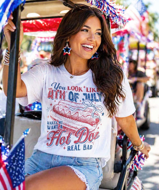 Sugar Springs Marine You Look Like The 4th Of July Shirt ❤️🤍💙